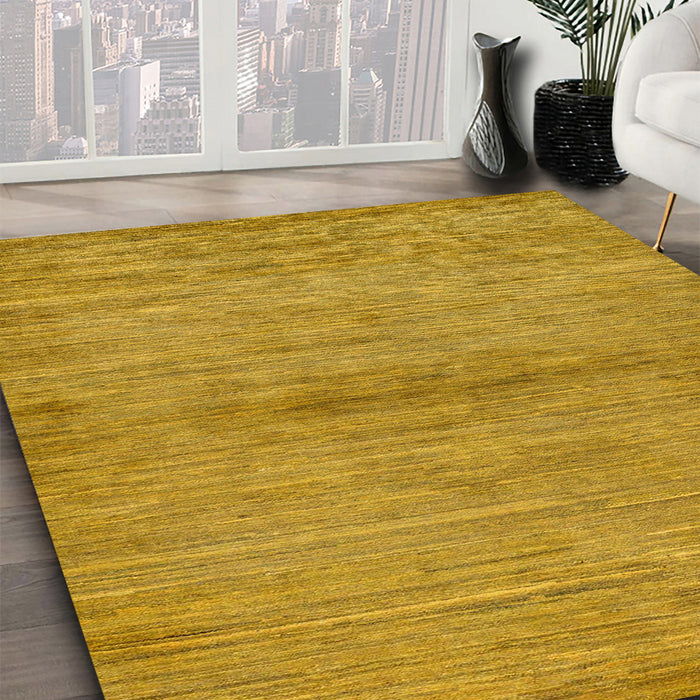 Machine Washable Abstract Sedona Brown Rug in a Family Room, wshabs105