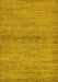 Abstract Yellow Modern Rug, abs105yw