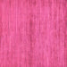 Square Machine Washable Abstract Pink Modern Rug, wshabs105pnk