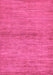 Machine Washable Abstract Pink Modern Rug, wshabs105pnk