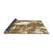 Sideview of Abstract Light Brown Modern Rug, abs1060