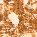 Square Abstract Orange Modern Rug, abs1060org