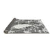 Sideview of Abstract Gray Modern Rug, abs1060gry