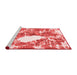 Modern Red Washable Rugs