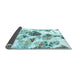 Sideview of Abstract Light Blue Modern Rug, abs1061lblu