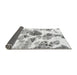 Sideview of Abstract Gray Modern Rug, abs1061gry