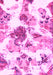 Machine Washable Abstract Pink Modern Rug, wshabs1061pnk