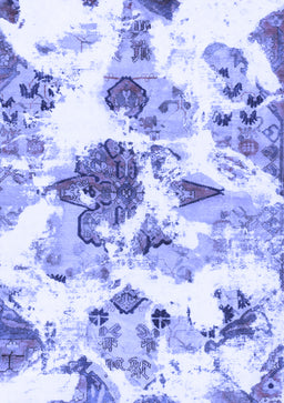 Abstract Blue Modern Rug, abs1061blu