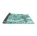 Sideview of Abstract Light Blue Modern Rug, abs1062lblu