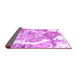 Sideview of Abstract Purple Modern Rug, abs1062pur