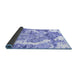 Sideview of Abstract Blue Modern Rug, abs1062blu