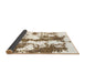 Sideview of Abstract Blanched Almond Beige Modern Rug, abs1063