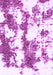 Machine Washable Abstract Purple Modern Area Rugs, wshabs1063pur
