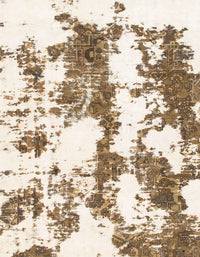 Machine Washable Abstract Blanched Almond Beige Rug, wshabs1063