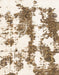 Machine Washable Abstract Blanched Almond Beige Rug, wshabs1063