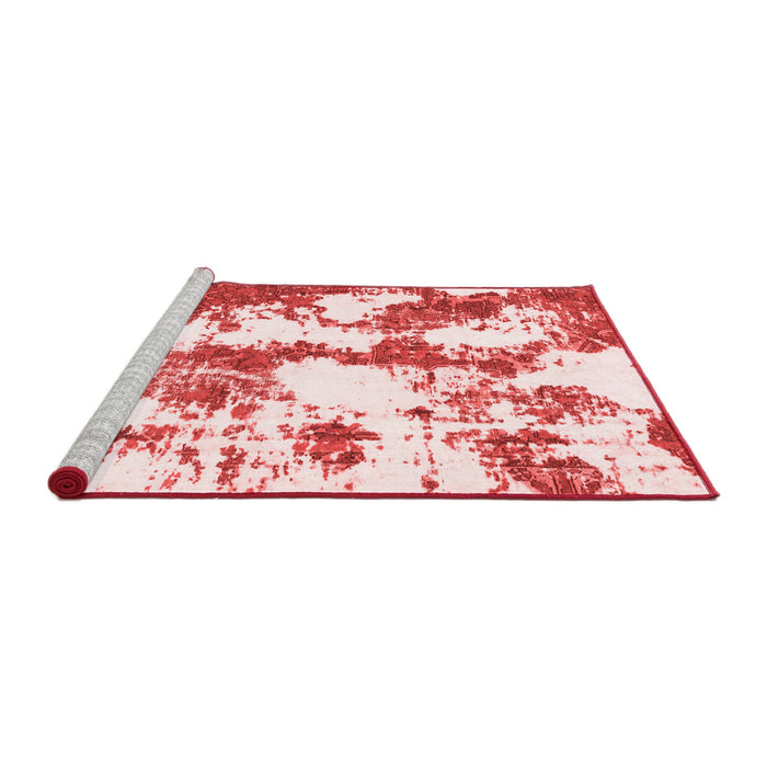 Modern Red Washable Rugs