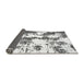 Sideview of Abstract Gray Modern Rug, abs1063gry