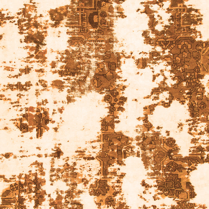 Abstract Orange Modern Rug, abs1063org
