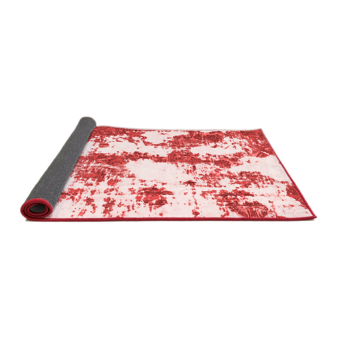 Abstract Red Modern Area Rugs