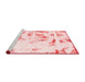 Modern Red Washable Rugs