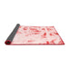 Abstract Red Modern Area Rugs