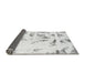 Sideview of Abstract Gray Modern Rug, abs1064gry