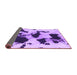 Sideview of Abstract Purple Modern Rug, abs1065pur