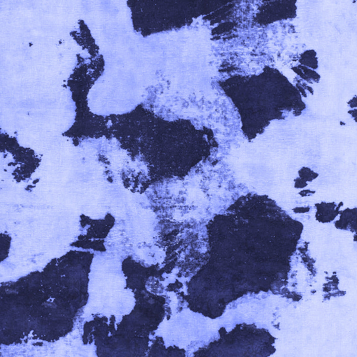 Machine Washable Abstract Blue Modern Rug, wshabs1065blu