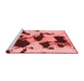 Modern Red Washable Rugs