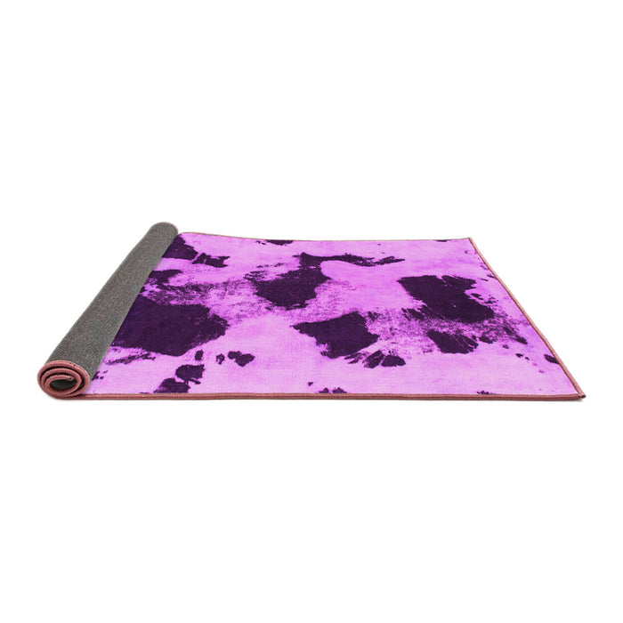 Sideview of Abstract Pink Modern Rug, abs1065pnk