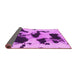 Sideview of Abstract Pink Modern Rug, abs1065pnk