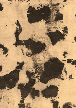 Abstract Brown Modern Rug, abs1065brn