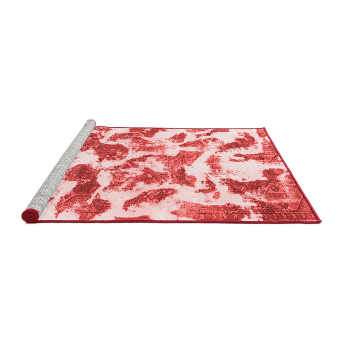 Modern Red Washable Rugs