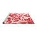 Modern Red Washable Rugs