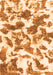 Abstract Orange Modern Rug, abs1066org