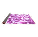 Sideview of Abstract Purple Modern Rug, abs1066pur