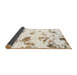 Sideview of Abstract Brown Modern Rug, abs1067