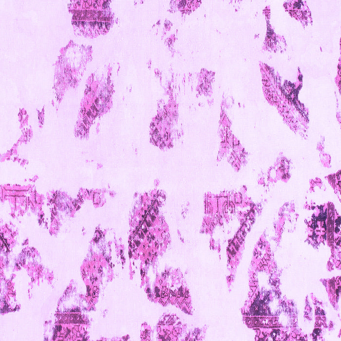 Square Abstract Purple Modern Rug, abs1067pur