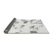 Sideview of Abstract Gray Modern Rug, abs1067gry