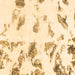 Square Machine Washable Abstract Brown Modern Rug, wshabs1067brn