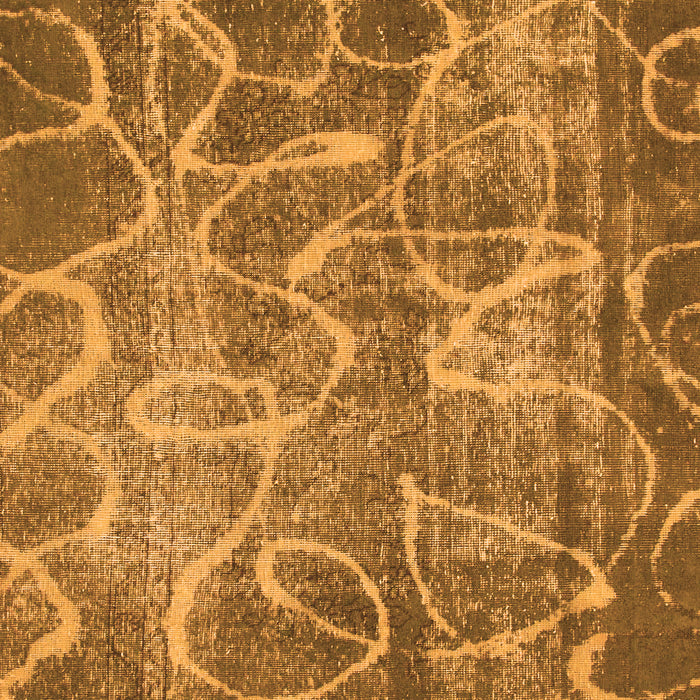 Machine Washable Abstract Orange Modern Area Rugs, wshabs1068org