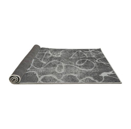 Sideview of Abstract Gray Modern Rug, abs1068gry