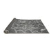 Sideview of Abstract Gray Modern Rug, abs1068gry