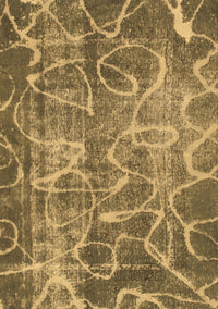 Abstract Brown Modern Rug, abs1068brn