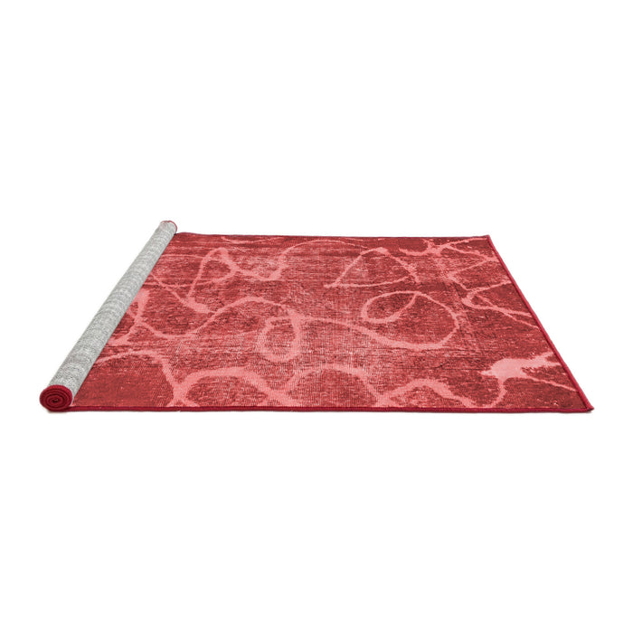 Modern Red Washable Rugs