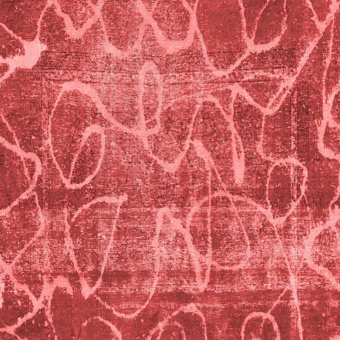 Machine Washable Abstract Red Modern Rug, wshabs1068red