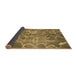 Sideview of Abstract Brown Modern Rug, abs1068brn