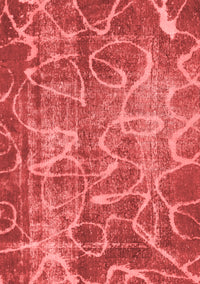 Abstract Red Modern Rug, abs1068red