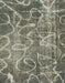 Machine Washable Abstract Dark Olive Green Rug, wshabs1068