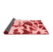 Abstract Red Modern Area Rugs